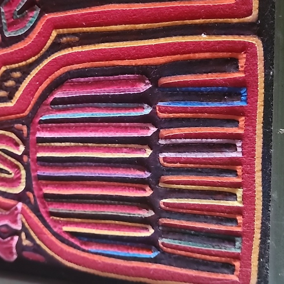 Vintage Rare Mola Beautifully framed possibly panama - Picture 16 of 16